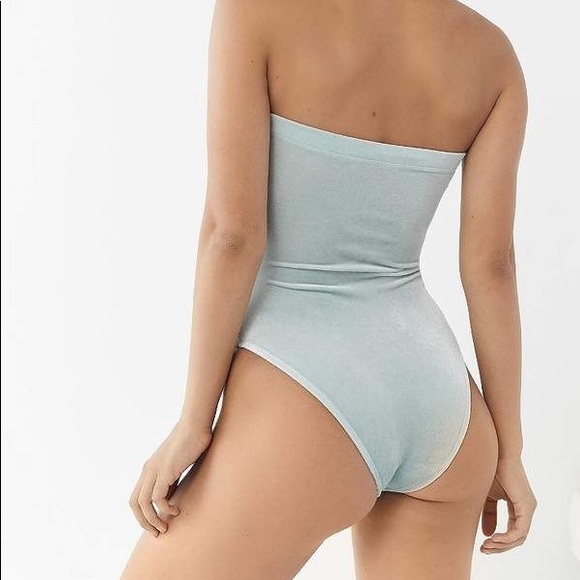 UO Out from Under Velvet Strapless Bodysuit - Picture 2 of 6